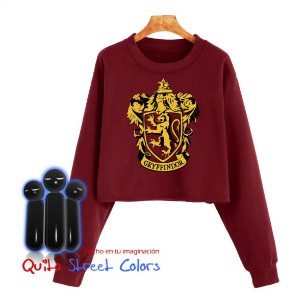 Crop hoodie Gryffindor 01